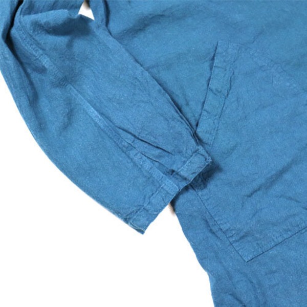 フランス軍 タイプ ワークコート ミッドナイトブルー 2 メンズM 麻綿混