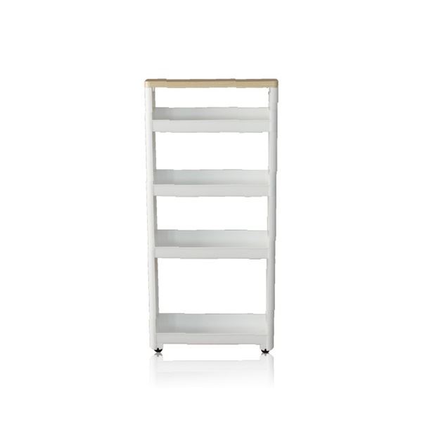 キッチン収納 収納棚 5段 約幅12.5cm ポリプロピレン すき間収納 スマートワゴンFit リビング ダイニング 台所の通販は 4,882円