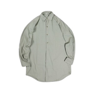 チェコ軍 放出 1960’S グランパシャツ 未使用 デッドストック 37 (S相当) 綿 ミリタリーウェア 軍モノ ミリタリーシャツ