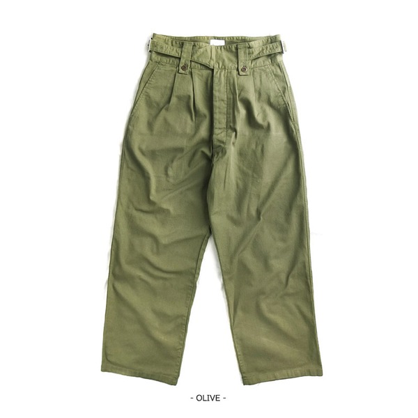 オーストリア軍 1960’s グルカ パンツ レプリカ 4 XL相当 オリーブ 綿100％ ミリタリーパンツ ミリタリーウェア 軍パン 軍モノ