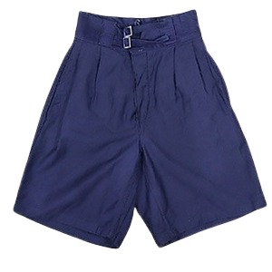 イタリア軍放 グルガ ショートパンツ 6（66cm） ネイビー 綿 コットン 未使用 デッドストック ミリタリーウェア 軍モノ ショーツの通販は