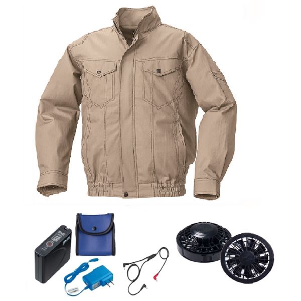 KU92040 空調服 R 綿 ヘリンボーン FAN2200G・RD9261・LISUPER1セット