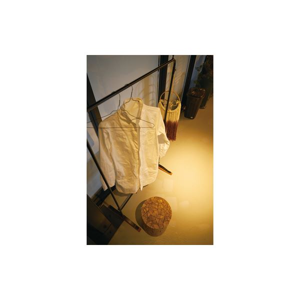 ハンガーラック 衣類収納 幅95cm 木製 ウレタン塗装 アイアンハンガー リビング ベッドルーム 寝室 インテリア家具の通販は