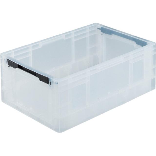 TRUSCO トラスコ中山 ＴＲＵＳＣＯ　ＴＰＯ型　折りたたみコンテナ：５０３×３３５×１９５　透明 TPO-342 2871009（沖縄・離島配送不可）の通販は