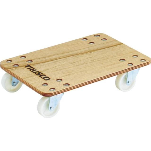 TRUSCO トラスコ中山 ＴＲＵＳＣＯ　合板平台車プティカルゴ３００ｘ４５０ PC-3045 5057426（沖縄・離島配送不可） 7,601円