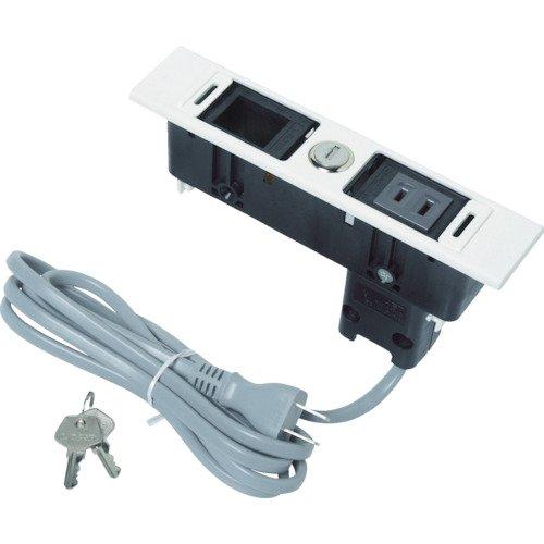 DMLPBLWTスガツネ工業 デスクトップマルチタップDML型(210-020-480)5841381（沖縄・離島配送不可）