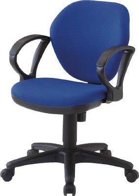 TRUSCO トラスコ中山 TRUSCO オフィスチェア 肘付 青 T10AB（沖縄・離島配送不可）の通販は 15,981円