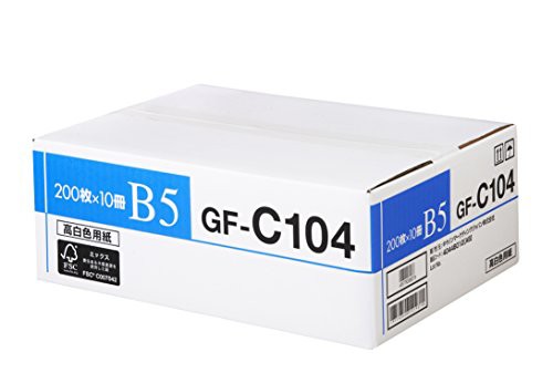 CANON キャノン GF-C104 B5 FSCMIX SGS-COC-001433（沖縄・離島配送不可）