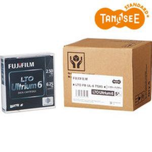 富士写真フィルム TANOSEE FUJIFILM LTO Ultrium6 データカートリッジ 2.5TB 5巻パック(LTO FB UL-6 TSX5)（沖縄・離島配送不可）