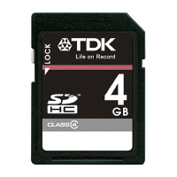 TDK SDHCメモリーカード (T-SDHC4GB4)（沖縄・離島配送不可）