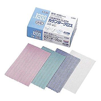 エムテートリマツ 0645004 リｰテック抗菌カウンタｰクロスNo.1200(50枚入)ホワイト（沖縄・離島配送不可）