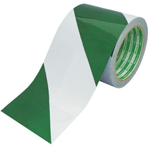 日東エルマテリアル 日東エルマテ 再帰反射テープ 90mmx10m 緑/白（沖縄・離島配送不可）の通販は 5,552円