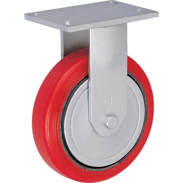 TRUSCO トラスコ中山 TRUSCO 重量キャスター 固定 100MM 耐湿ウレタン車輪320KGF（沖縄・離島配送不可）の通販は 7,621円