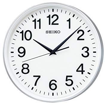 セイコークロック(Seiko Clock) セイコー クロック 掛け時計 衛星 電波 アナログ 銀色 メタリック GP217S SEIKO（沖縄・離島配送不可）