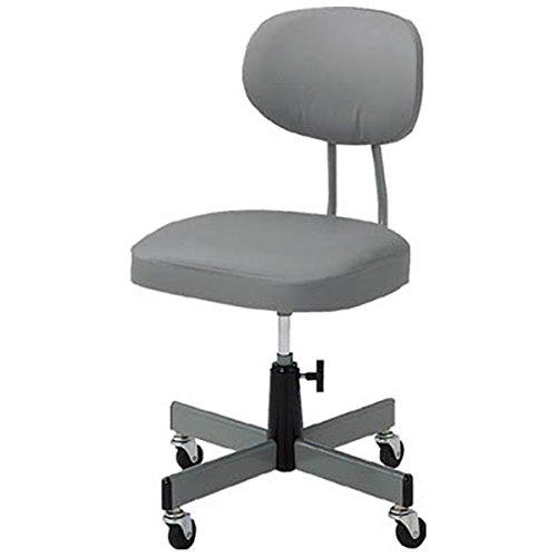 TRUSCO トラスコ中山 TRUSCO 事務椅子 ビニールレザー張り グレー T80（沖縄・離島配送不可）の通販は