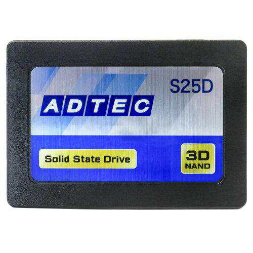 アドテック ADTEC 3D NAND SSD ADC-S25Dシリーズ 480GB 2.5inch SATA / ADC-S25D(ADC-S25D1S-480G)（沖縄・離島配送不可）