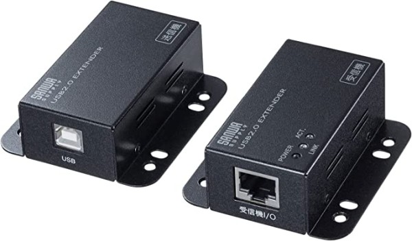 SANWASUPPLY サンワサプライ USB2.0エクステンダー(2ポートハブ付き) USB-EXSET3（沖縄・離島配送不可）