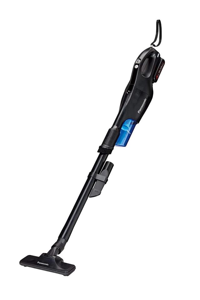 PANASONIC パナソニック スティックサイクロンクリーナーEZ37A5 デュアル(14.4V/18V対応) 吸引持続力約6倍(EZ37A3比) 18V軽量3.0Ah電池1個・充電器付 マットブラック EZ37A5PN1G-B（沖縄・離島配送不可）