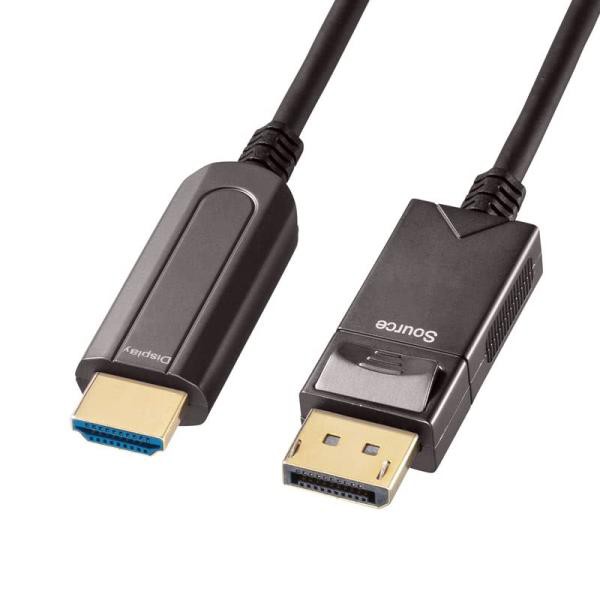 インポート正規品 サンワサプライ DisplayPort-HDMI変換光ファイバー