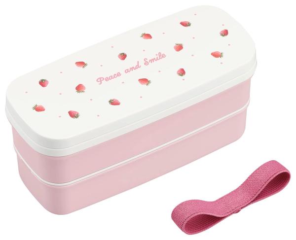 OSK 新商品 Peace and Smile(いちご柄) 引フタコンビ 日本製 (139192) 入数:60 OSK 新商品 Peace and Smile(いちご柄) 引フタコンビ 日本製 (139192