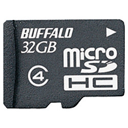 BUFFALO バッファロー RMSD-BS32GB 防水仕様 Class4対応 microSDHC 32GB(RMSD-BS32GB)（沖縄・離島配送不可）