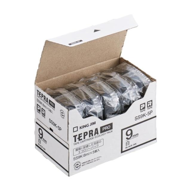 〔5個セット〕 KING JIM キングジム テプラPROテープ りぼん 12mm レッド/金 KJ-SFR12RZX5