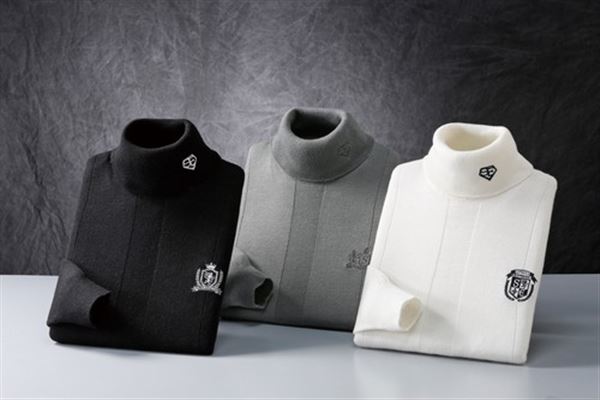 サルーネクスプレス＞モノトーンタートルハイネックセーター3色組（同