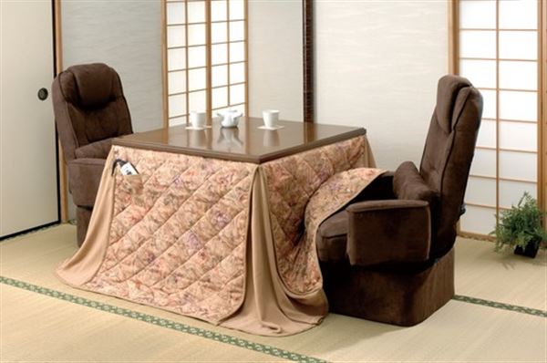 ハイタイプこたつ4点セット