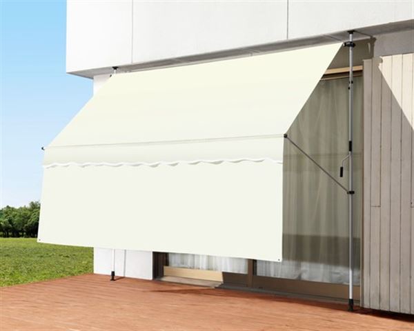 日よけスクリーン&ブラインド すだれ付き 300cm幅 アイボリーの通販は 10,938円