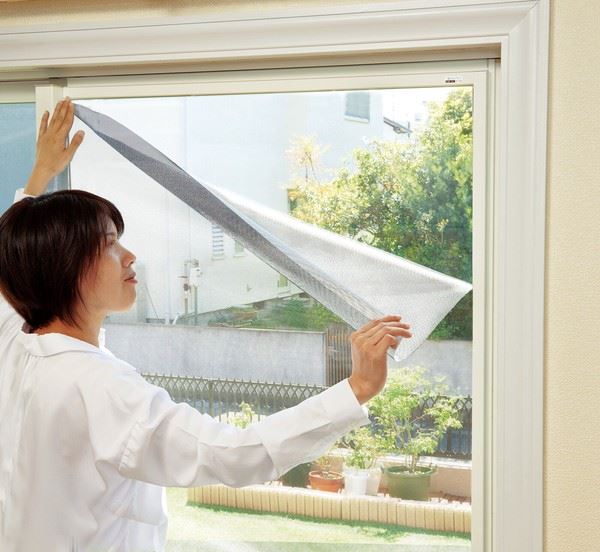窓用遮光・遮熱メッシュシート4枚組の通販は