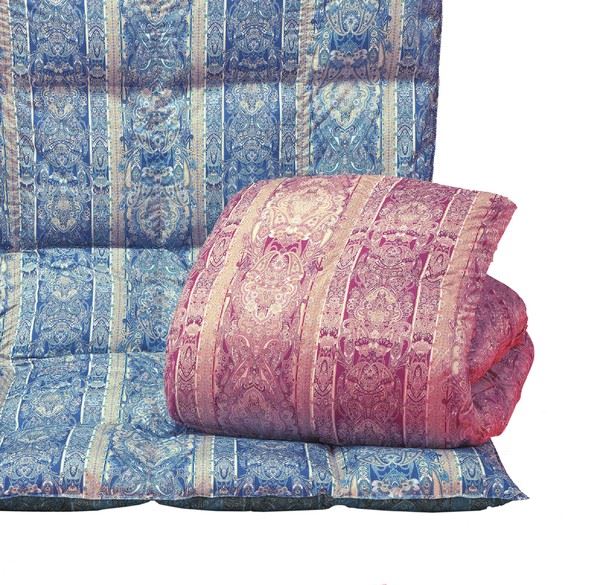 日本製 ホワイトダックダウン50％羽毛掛布団 ダブル ブルーの通販は