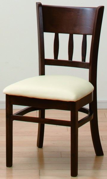 天然木ダイニングチェア2脚組 ニューブラウンの通販は