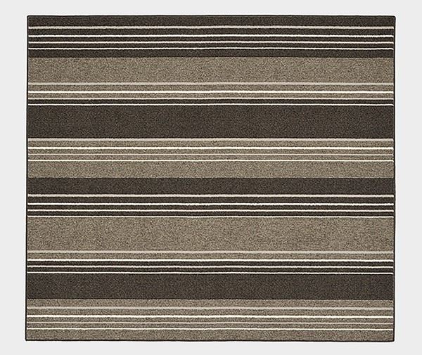 日本製 撥水ダイニングラグ 220×250cm ブラウン
