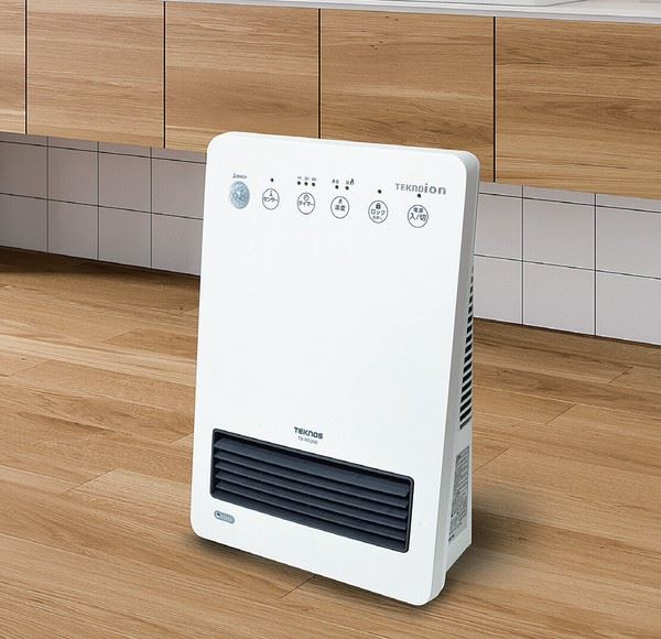 人感センサー付き消臭セラミックファンヒーター ホワイト