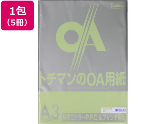 極厚口カラーPPC A3 グリーン 50枚×5冊 SAKAEテクニカルペーパー LPP-A3-Gの通販は