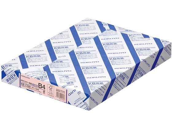 PPCカラー用紙 共用紙 B4 500枚 桃 5冊 コクヨ KB-C34Pの通販は 9,906円