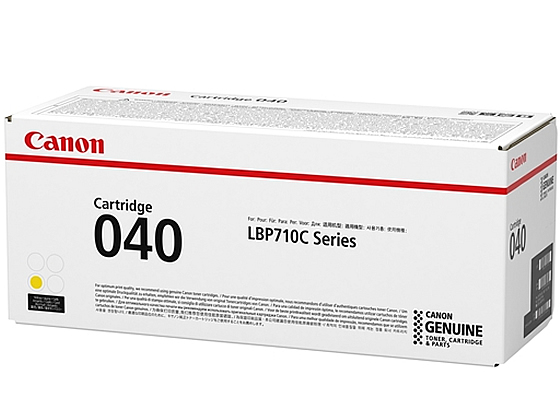 トナーカートリッジ040 イエロー CRG-040YEL キヤノン 0454C001の通販は 21,780円