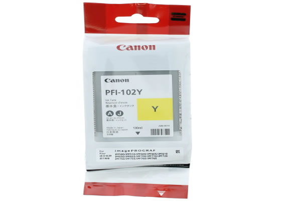 インクジェットインク PFI-102Yイエロー キヤノン 0898B001 7,284円