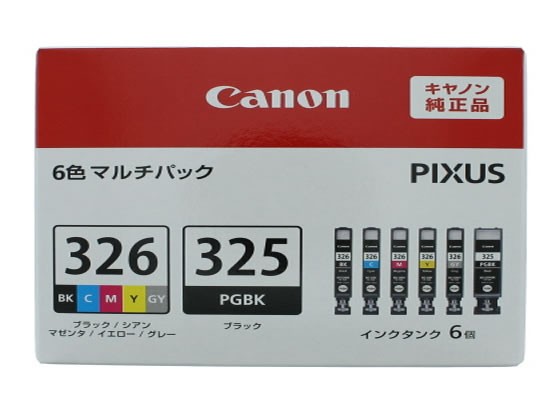インクタンク BCI-326+325/6MP マルチパック キヤノン 4713B002の通販は