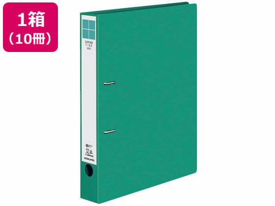 Dリングファイル〈ER〉A4タテ とじ厚30mm 緑 10冊 コクヨ ﾌ-UDR430Gの通販は