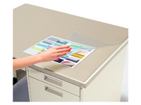 デスクマット軟質(透明)下敷付Wグレー1587*687 コクヨ ﾏ-867NM 9,003円