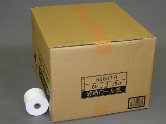 普通保存用サーマルレジロール 幅58×外径80×内径17.5mm 80巻 日本ロイヤル 52156の通販は