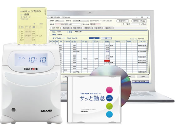 PC接続式タイムレコーダー タイムパックIII アマノ TimeP@CK3-100