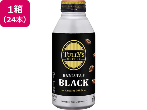 TULLY’S COFFEE バリスタズブラック 390ml×24本 伊藤園の通販は 5,740円