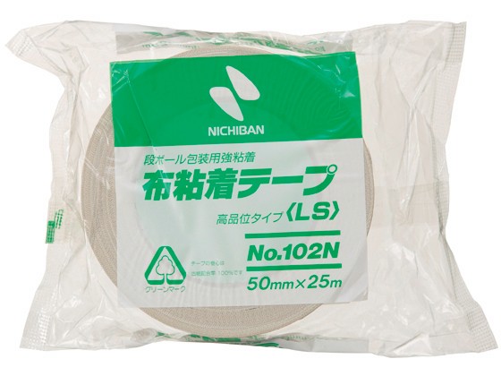 布粘着テープ 黄土 50mm×25m 30巻 ニチバン 102N7-50の通販は