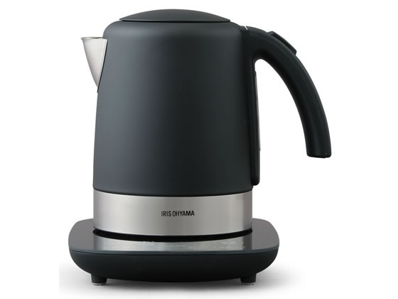 デザインケトル 温度調整付 アイリスオーヤマ IKE-D1000T-B