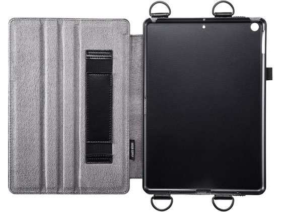 iPad 10.2インチ スタンド機能付きショルダーベルトケース サンワサプライ PDA-IPAD1612BKの通販は