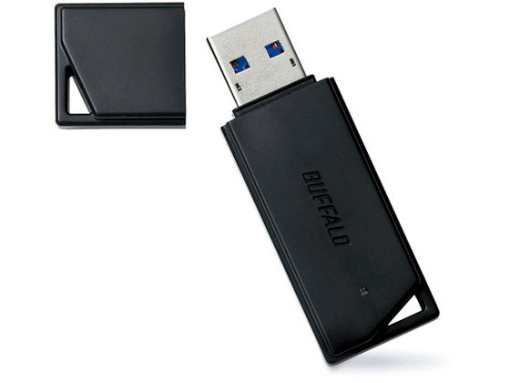 USBメモリ バリューモデル 64GB ブラック バッファロー RUF3-K64GB-BK