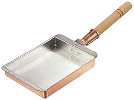 銅玉子焼 関西型 21cm 丸新銅器