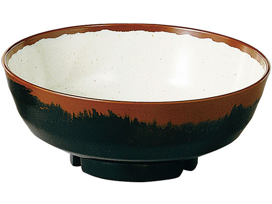 長次郎窯 丼 内白マーブル エンテック AN72W